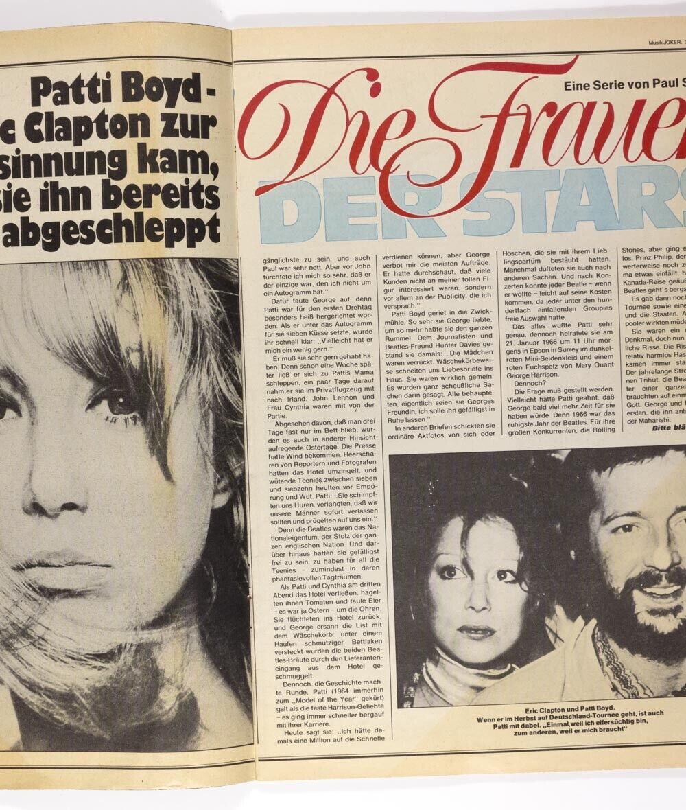 ABBA Bette Midler BRIAN EPSTEIN Pattie Boyd BEATLES Nina Hagen MILVA Muzik Joker
