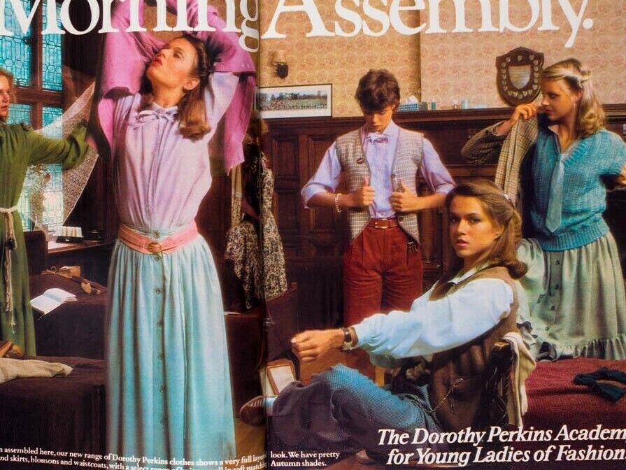 BROOKE SHIELDS David Bowie RENE RUSSO STIRLING COOPER Mulberry 19 magazine VTG
