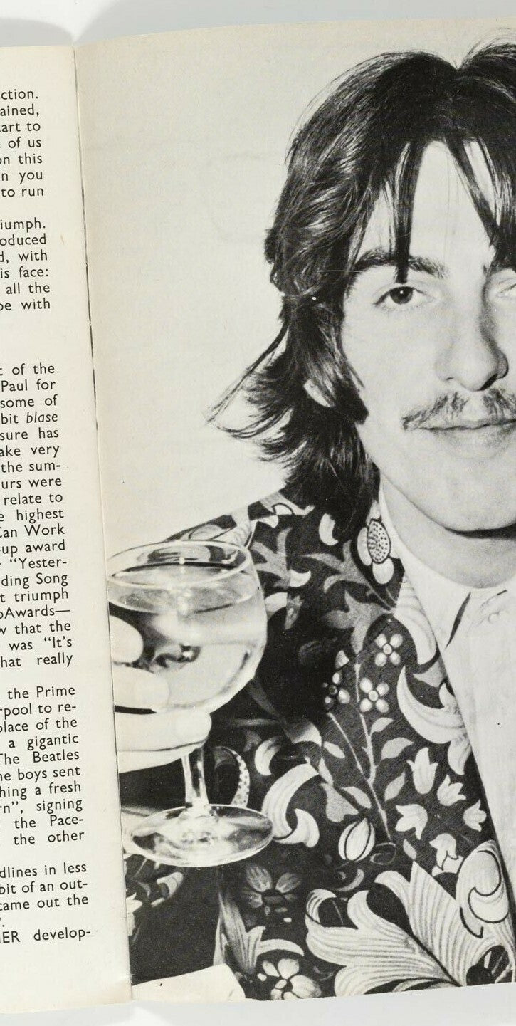 PATTIE BOYD George Harrison JOHN LENNON EMI Ringo BEATLES MONTHLY BOOK magazine