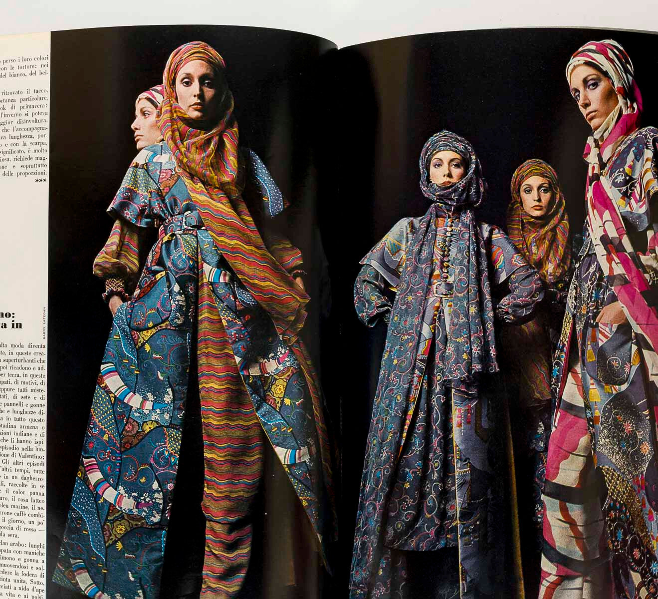 Moyra Swan DAVID BAILEY Barry Lategan COLLECTIONS Summer VOGUE ITALIA March 1970