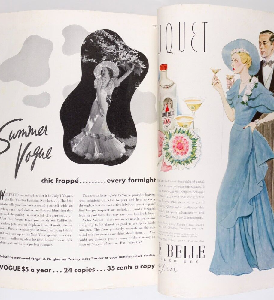 Paris Collections US VOGUE June 1934 Benito CECIL BEATON Horst Toni Frissell RBW