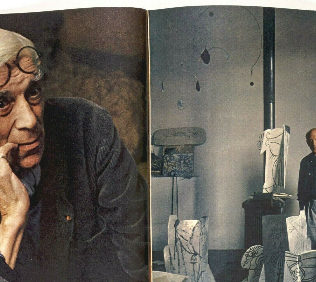 Robert Rauschenberg PICASSO Alexander Liberman MATISSE 60s Sunday Times magazine