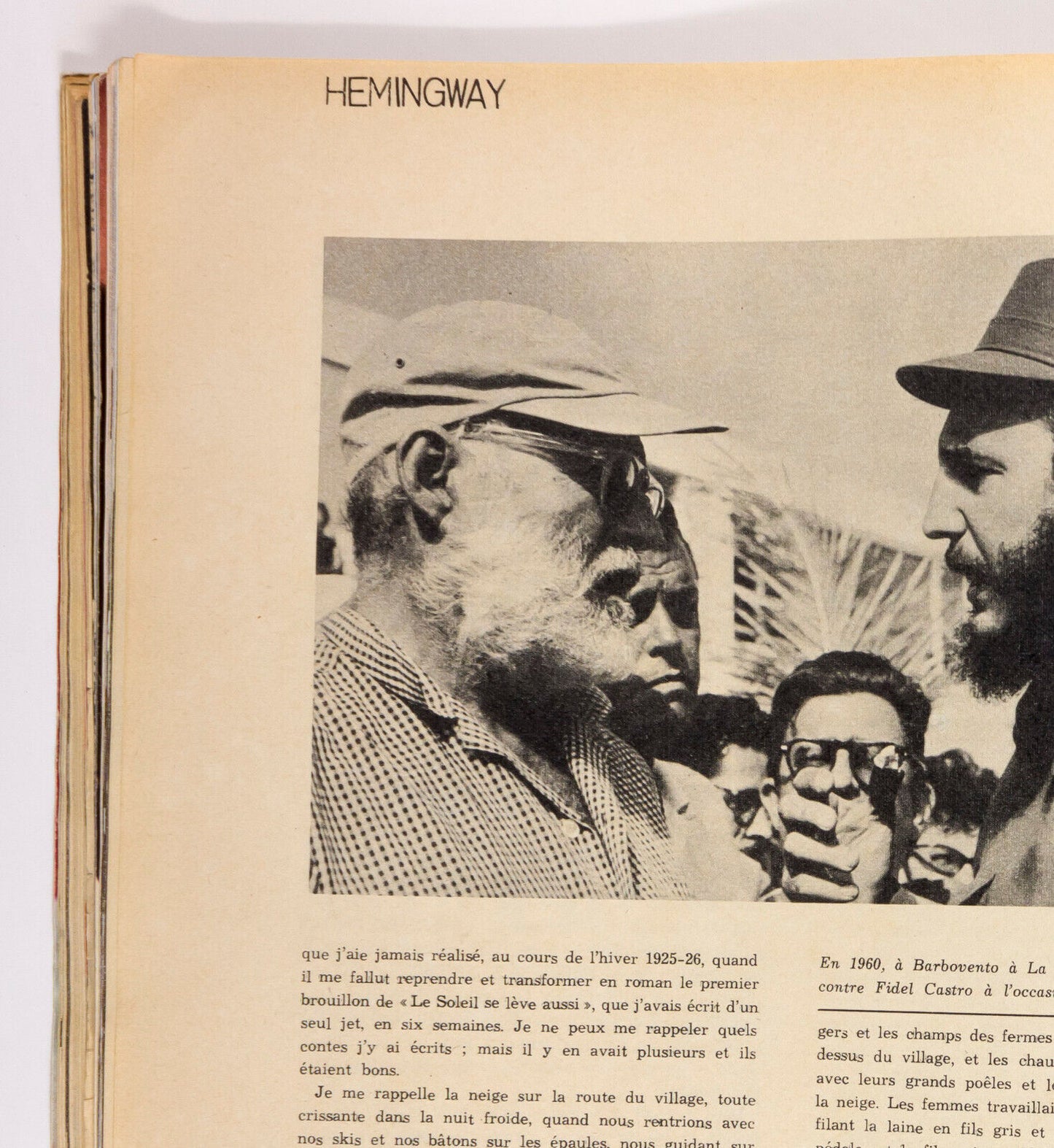 Jean Shrimpton IAN FLEMING Paul Gillon HEMINGWAY Simone Signoret ~ ELLE magazine