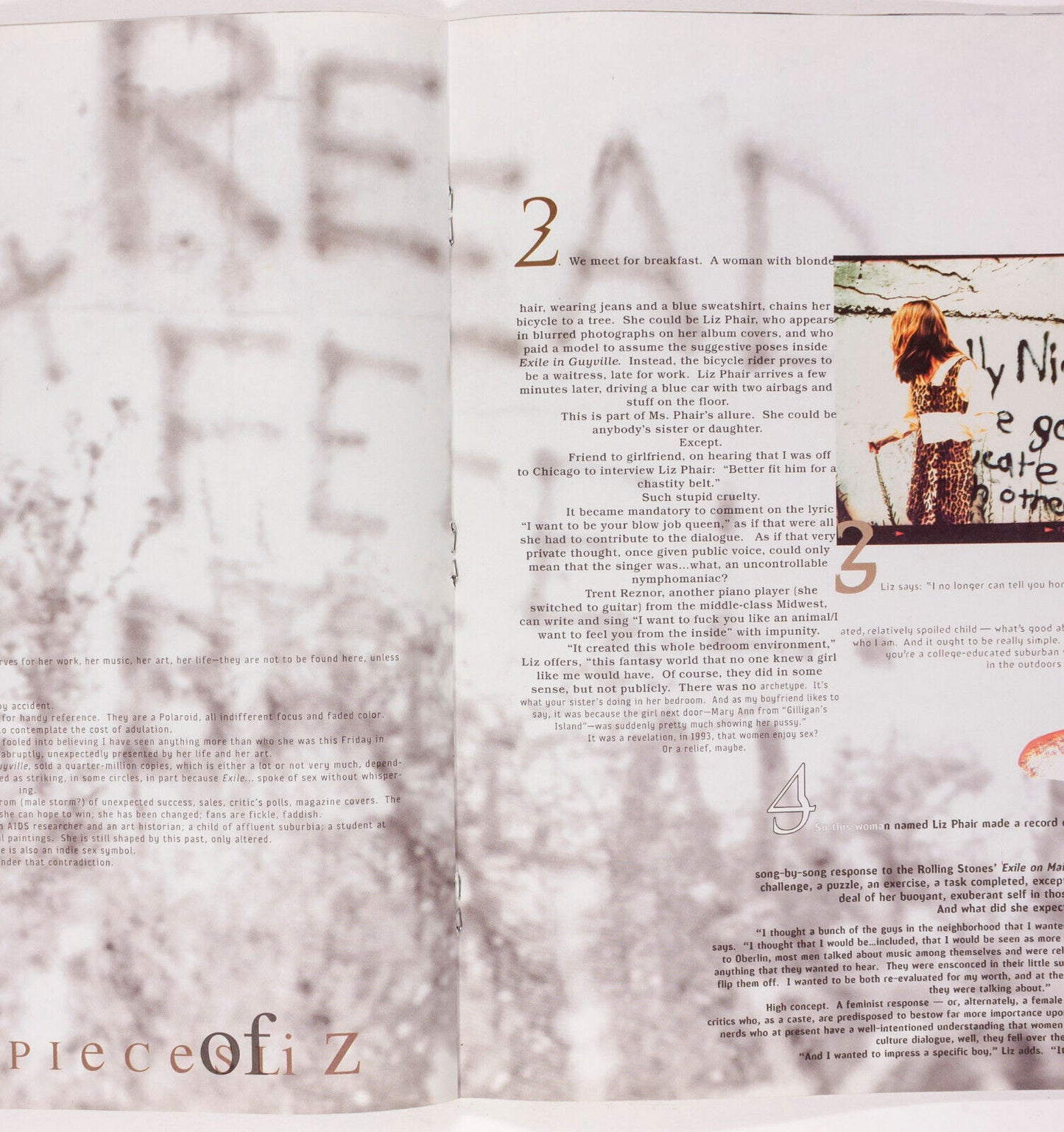 Liz Phair DANIEL JOHNSTON Tom Verlaine DAVID CARSON Bryan Ferry RAYGUN magazine