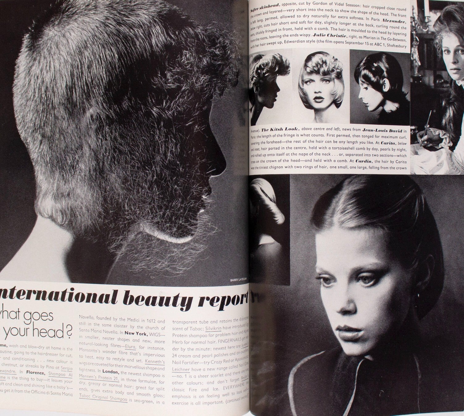 Princess Anne PATTIE BOYD Antonio Lopez VOGUE Sep 1971 Lee Radziwill CAT STEVENS