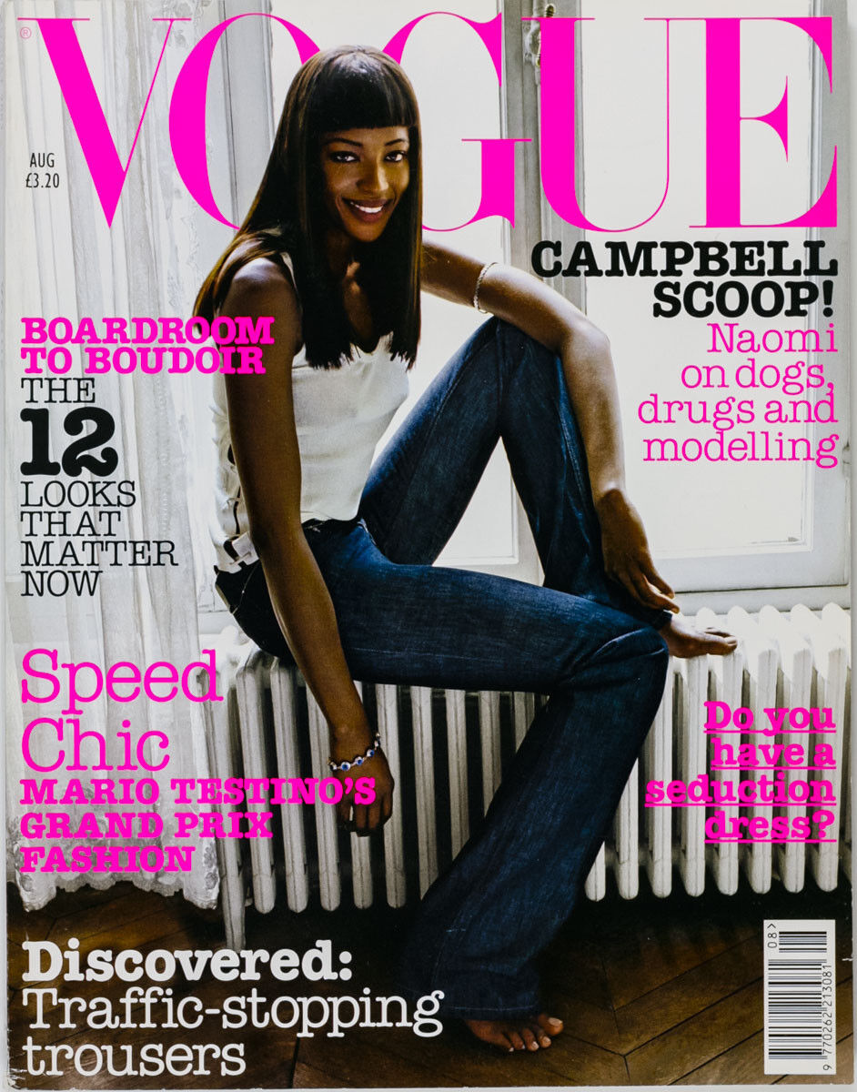 NAOMI CAMPBELL by CORINNE DAY Monaco Grand Prix MARIO TESTINO Vogue magazine UK