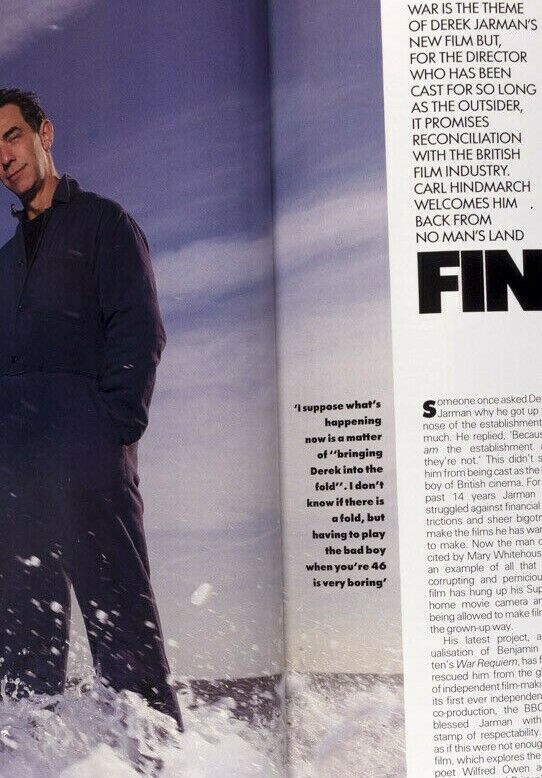 Yasmin Le Bon DEREK JARMAN Timothy O'Grady GALLIANO Nigel Preston ELLE Feb 1989