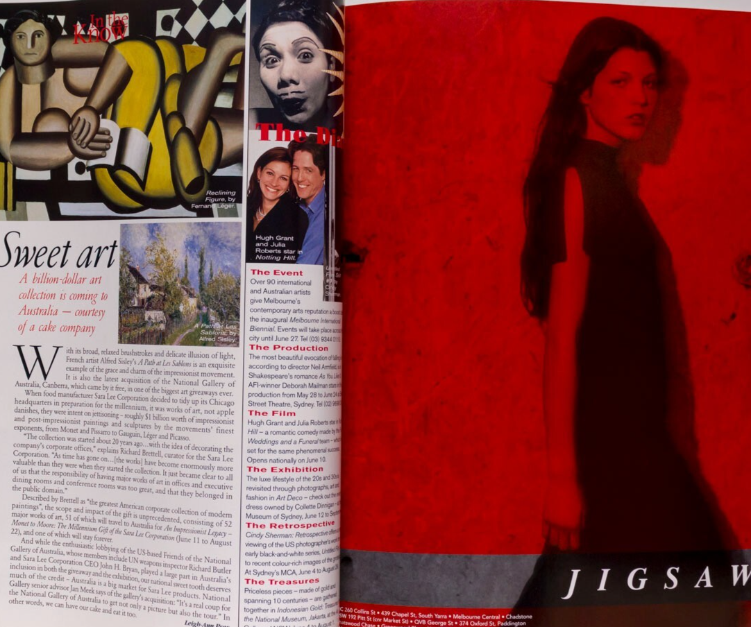 KRISTY HINZE Gucci CAROLYN BESSETTE KENNEDY Vogue Australia 6 June 1999 Galliano