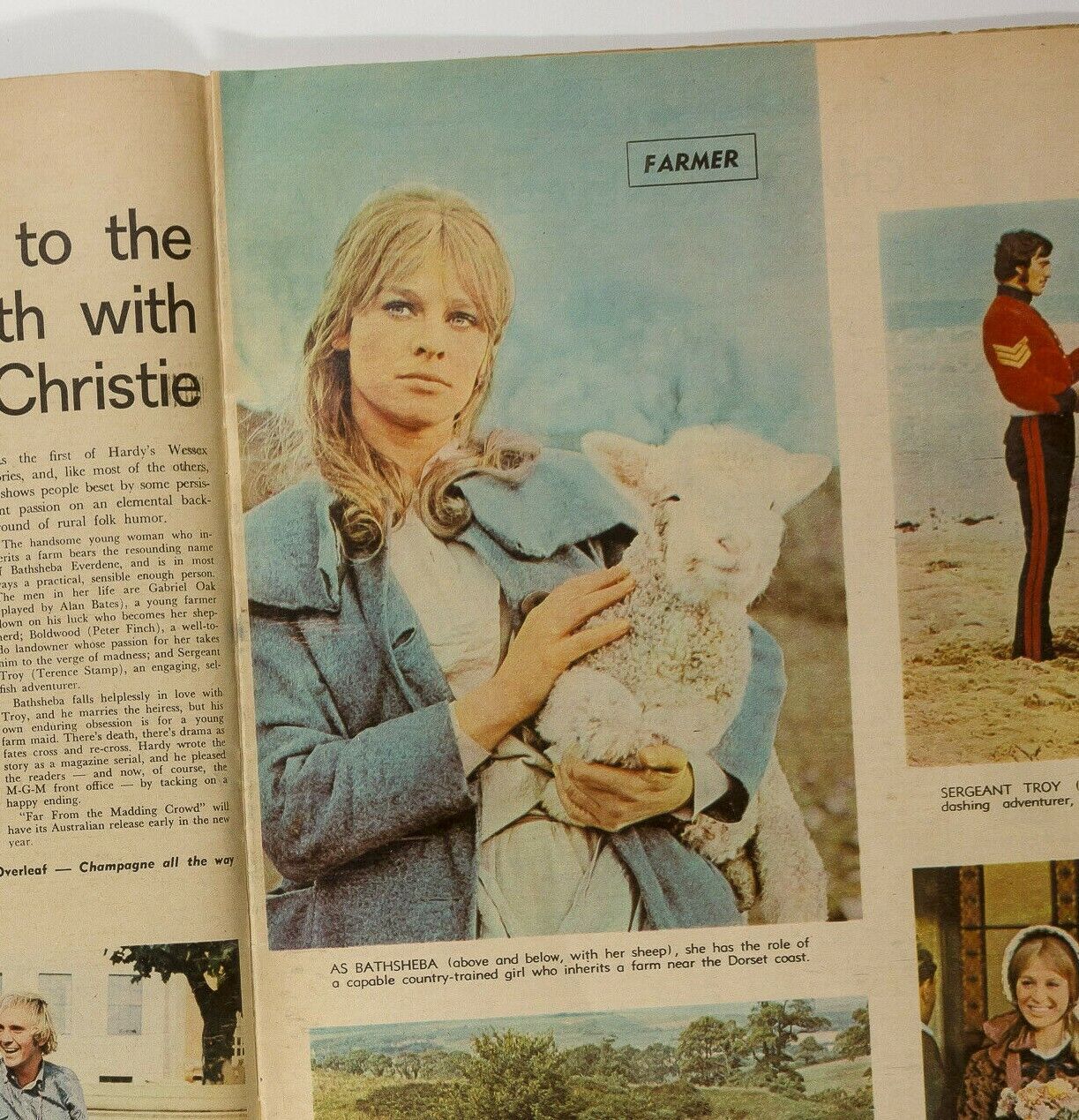 JULIE CHRISTIE Terence Stamp PETER FINCH Bryn Griffiths ZARA HOLT Women's Weekly