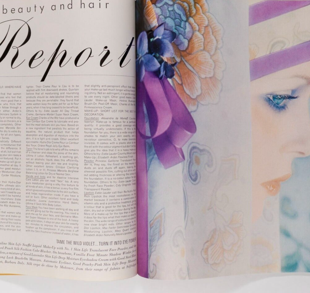 Toscani NORMAN PARKINSON Nina Campbell VOGUE February 1975 50th birthday present