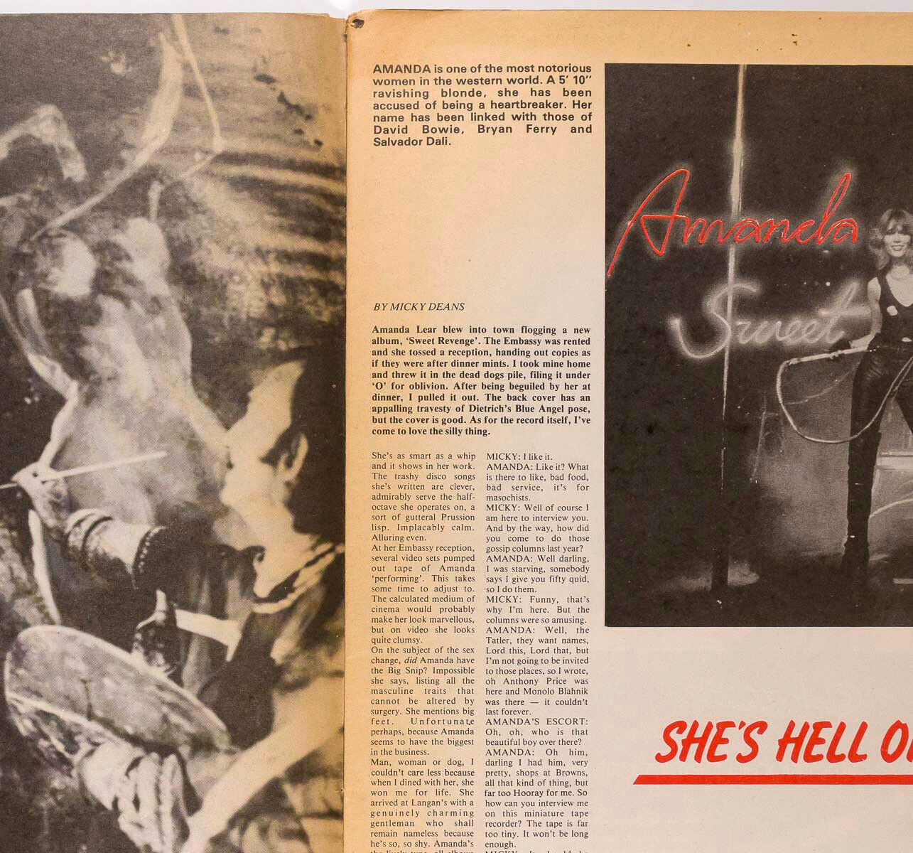 OLIVIA NEWTON JOHN Jaws EARTHA KITT Amanda Lear FRANKIE ALBANO Frizz magazine UK