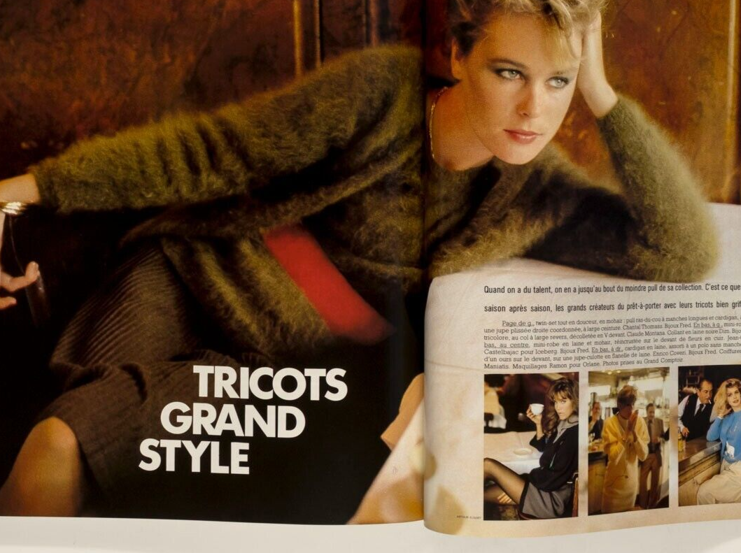 ANDREA MALKIEWICZ Cannes HELMUT NEWTON Horst CYRIELLE CLAIRE Kenzo PARIS VOGUE