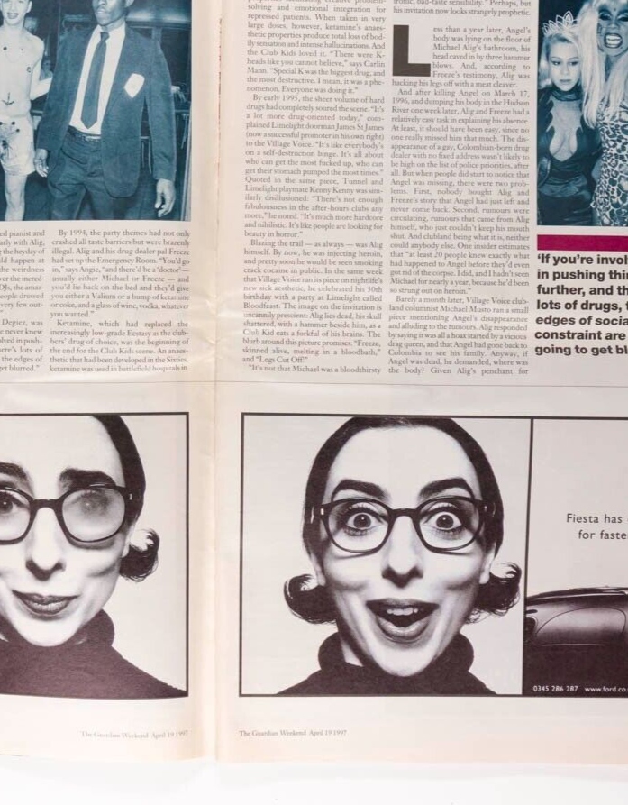 Michael Alig RUPAUL Seydou Keita GUARDIAN WEEKEND MAGAZINE Werner Schreyer