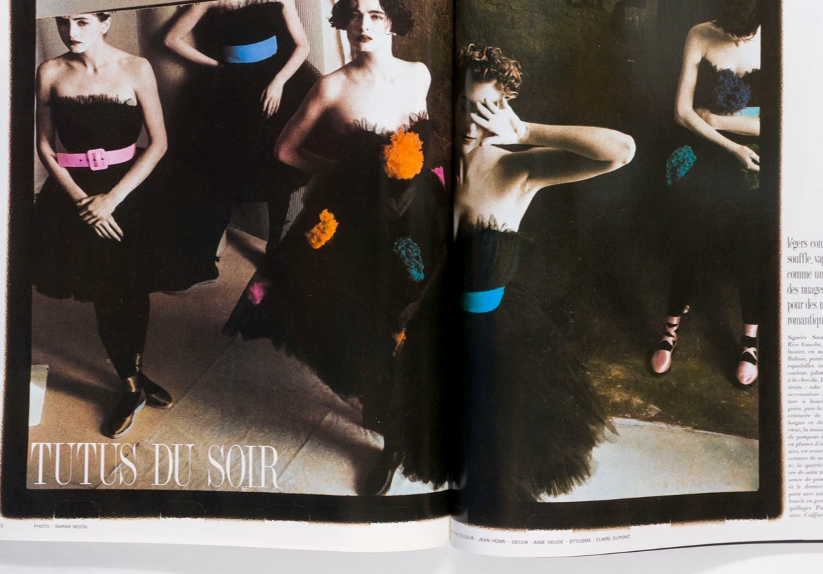 PRINCESS CAROLINE Guy Bourdin SARAH MOON Ellen Von Unwerth PARIS VOGUE June 1988