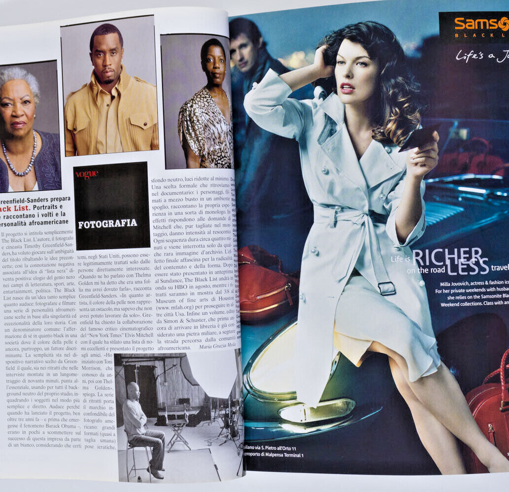 The Black Issue NAOMI CAMPBELL Grace Jones TINA TURNER Chanel IMAN Vogue Italia