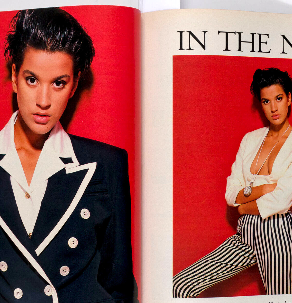 Claude Montana ROMEO GIGLI Georgina von Etzdorf CLAUDIA MASON Observer magazine