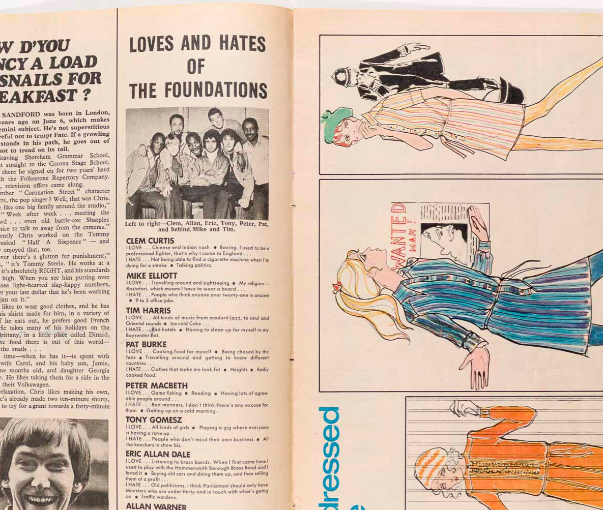 The Herd MARMALADE Troggs FOUNDATIONS Kinks LOOT Peter Frampton JACKIE magazine