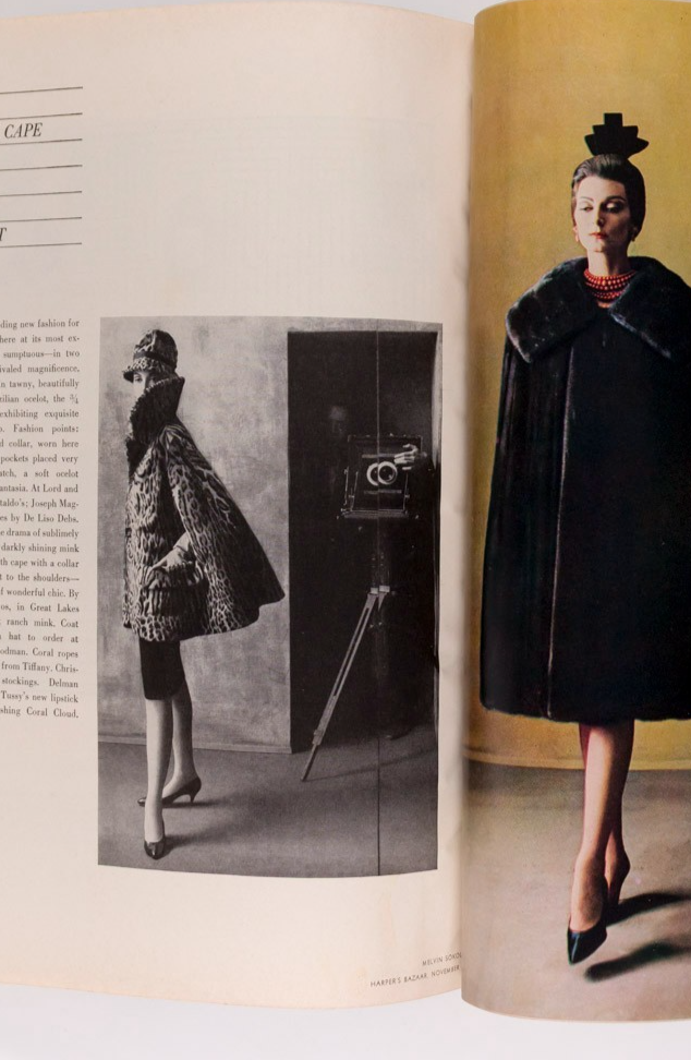 Ruth Neumann Derujinsky BALENCIAGA Givenchy HARPERS BAZAAR November 1960 Freud