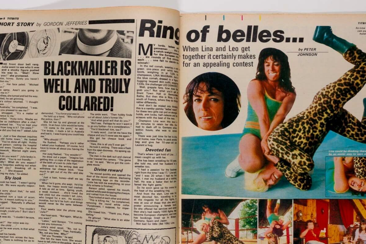 JACQUELINE BISSET Leila Khaled LINA MAGNANI Kenneth Passingham TITBITS magazine