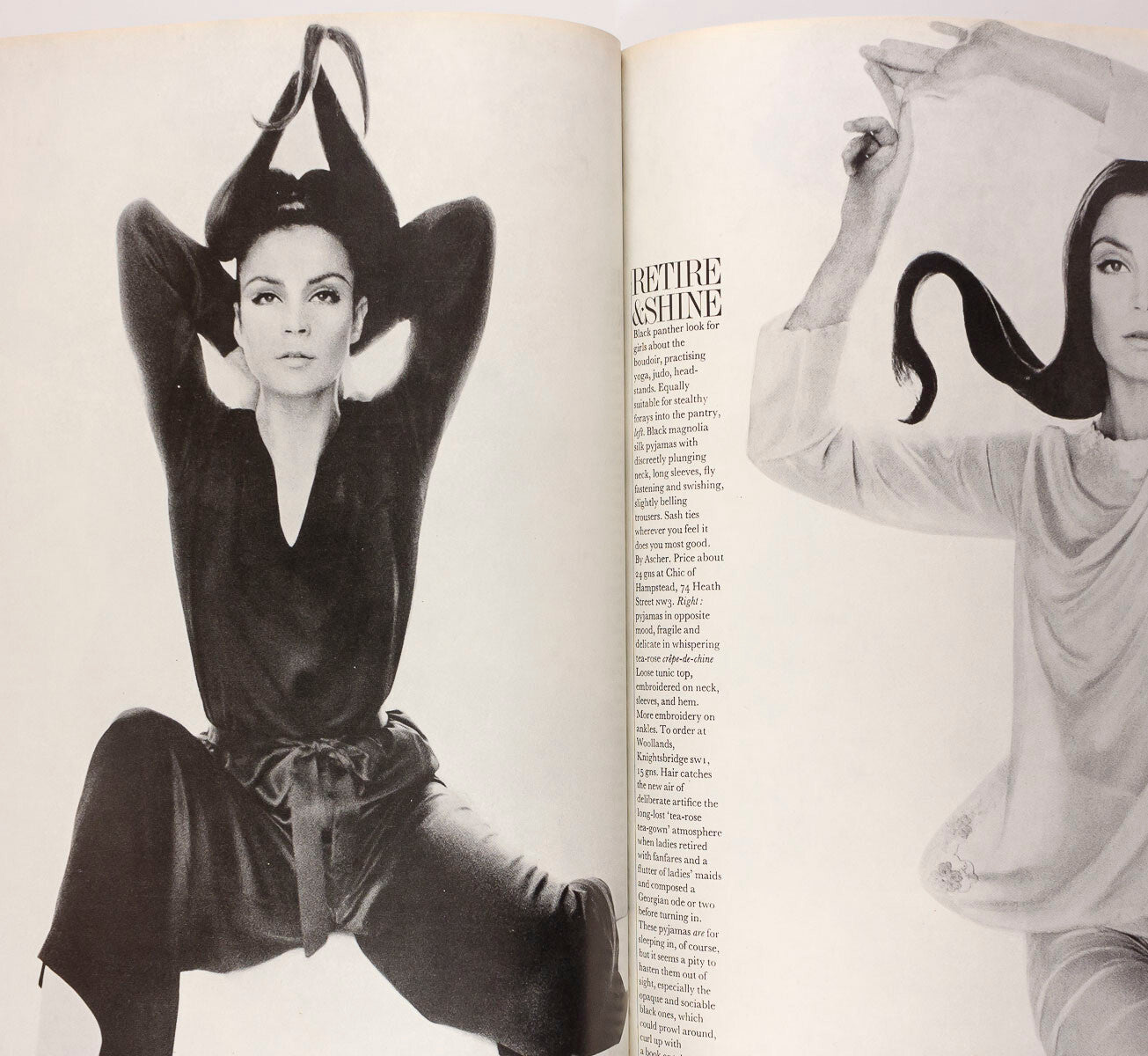 JILL KENNINGTON Jeanloup Sieff ZANDRA RHODES Skiwear in Jordan QUEEN magazine UK