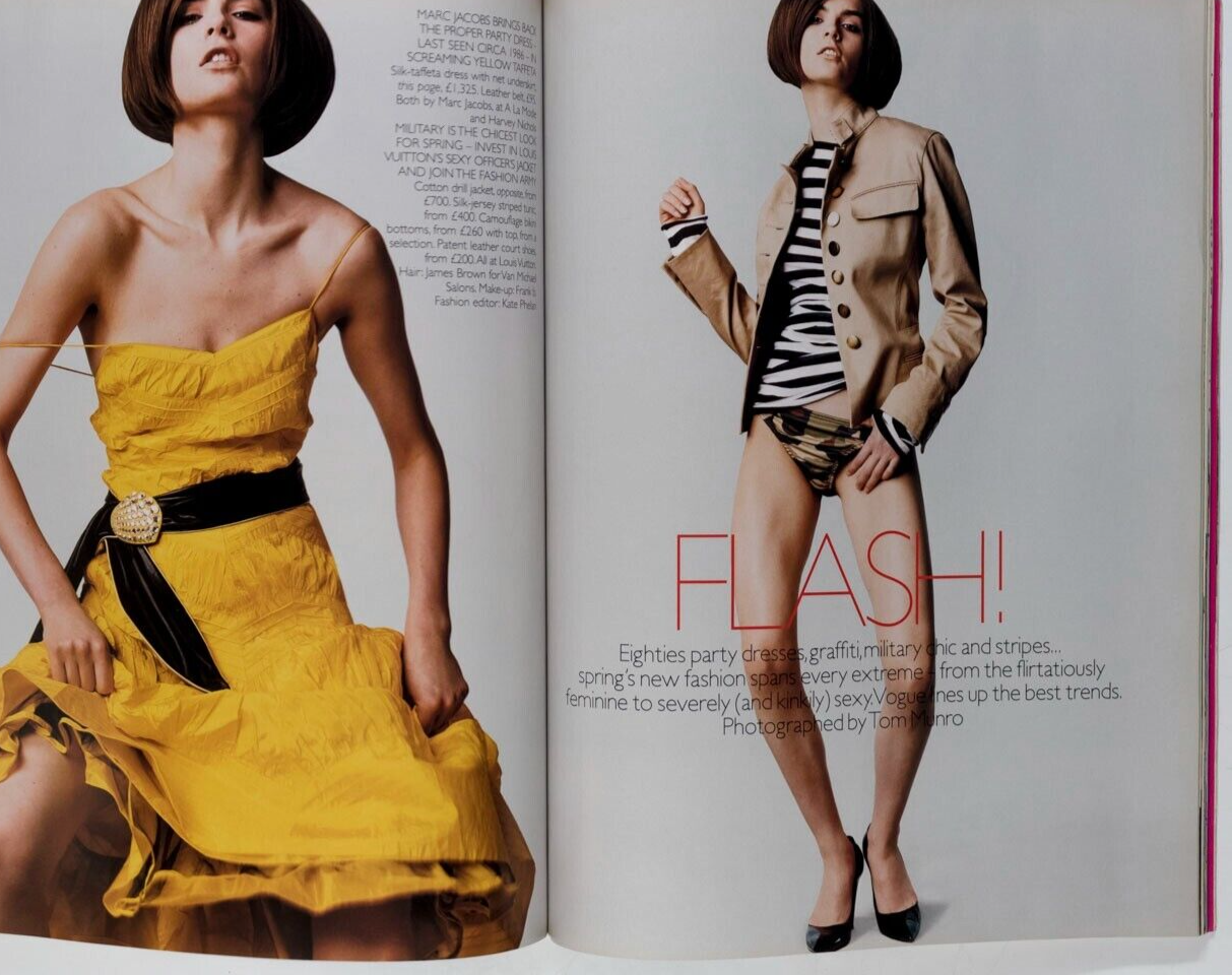 Naomi Campbell TOM FORD Sarah Jessica Parker VOGUE February 2001 Hannelore Knuts