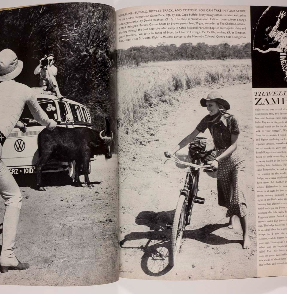 Ann Shaufuss ZAMBIA Thea Porter VOGUE December 1970 David Bailey JEAN SHRIMPTON