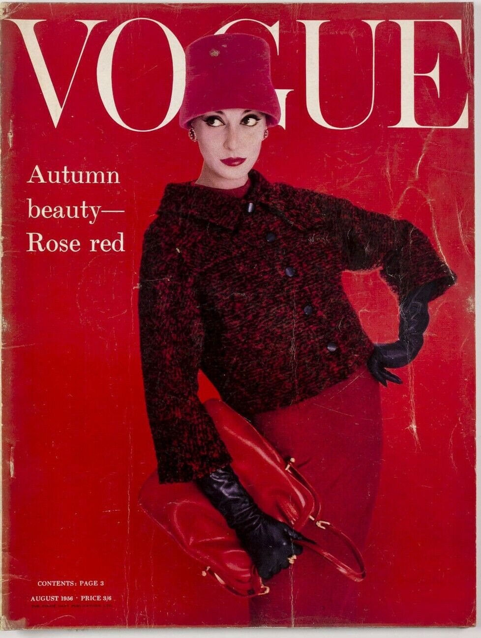 Norman Parkinson CHARLIE CHAPLIN Jean Cocteau LEE MILLER Red Rose Vogue 1956 vtg