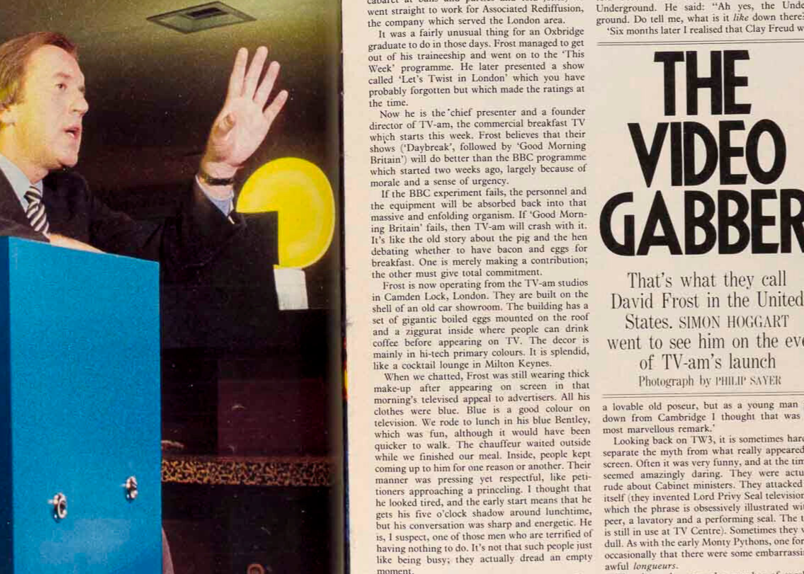 Pool DAVID FROST Napalm Girl VIETNAM Ken Morgans TIMOTHY WEST Observer magazine