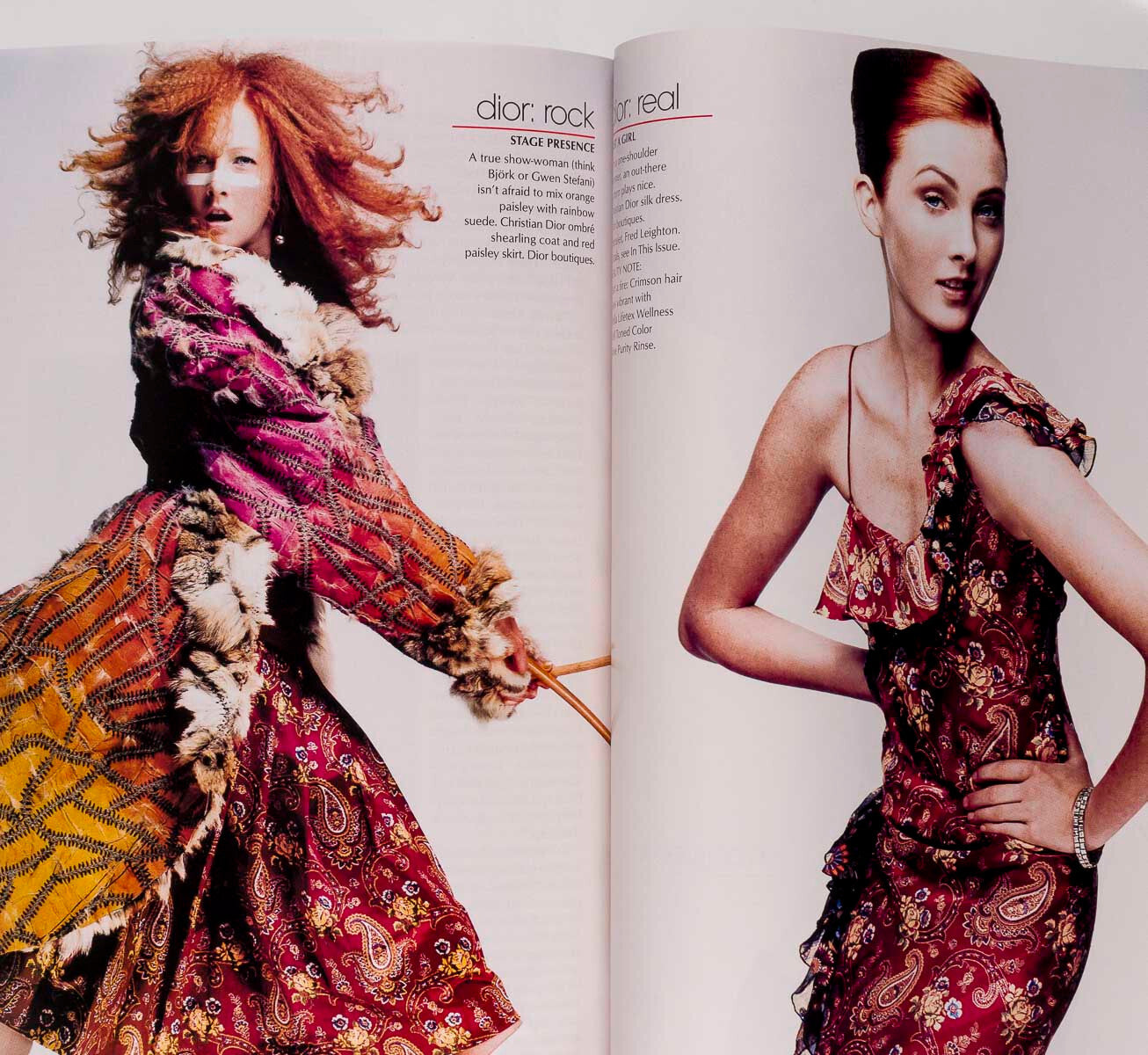 RENEE ZELLWEGER Catherine Zeta-Jones VOGUE magazine November 2002 Luhrmann VH1