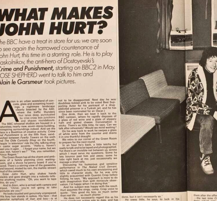 SYLVIA KRISTEL Tina Chow JOHN HURT Honey magazine May 1979 SRI LANKA Soho RITZY