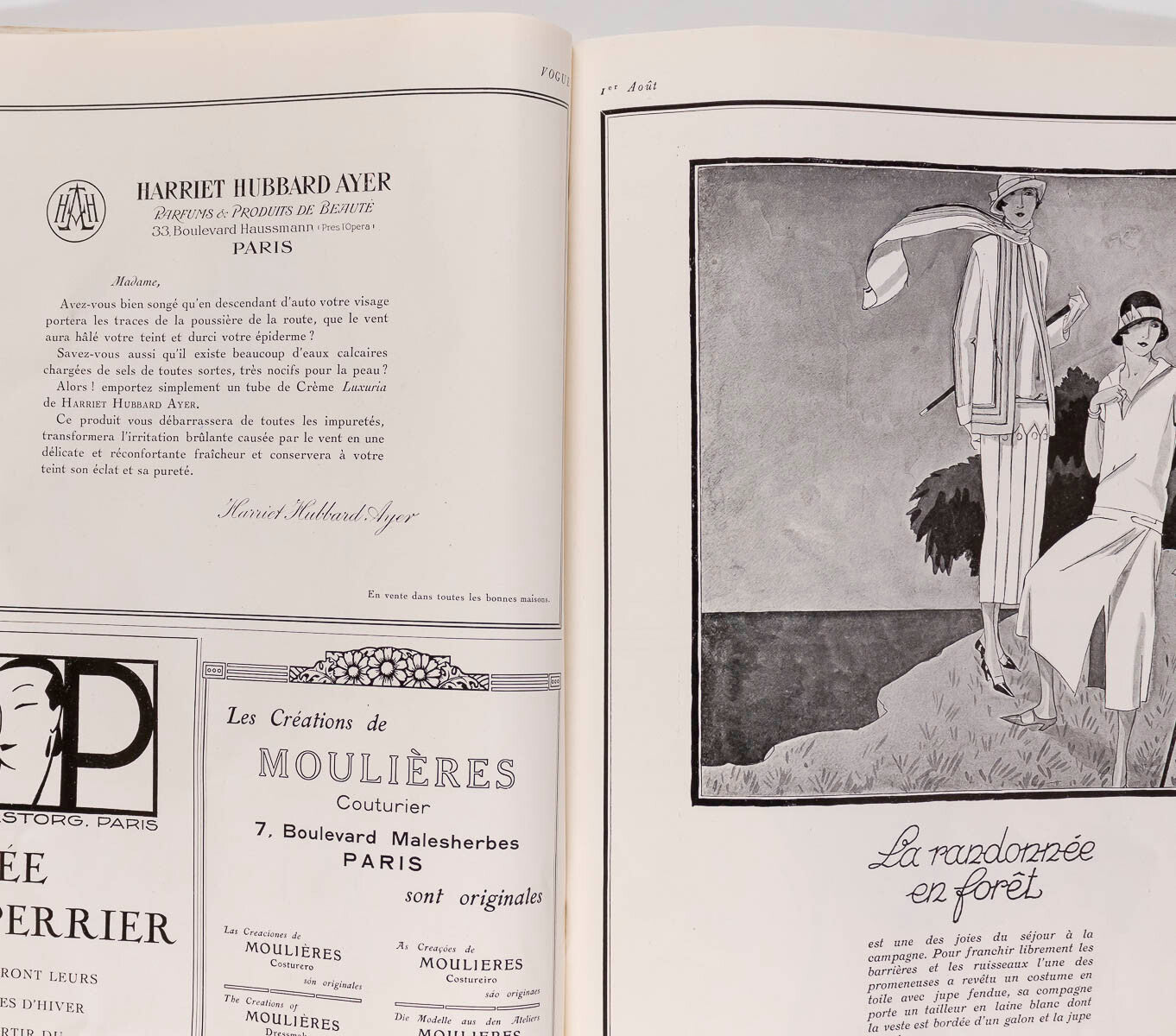 Georges Lepape MAN RAY Golf PARIS VOGUE April 1924 Lingerie AE MARTY Lanvin FIAT