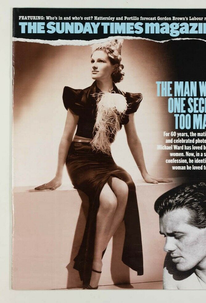 MICHAEL WARD cover feature EDWARD NORTON Diana Dors SUNDAY TIMES photo magazine