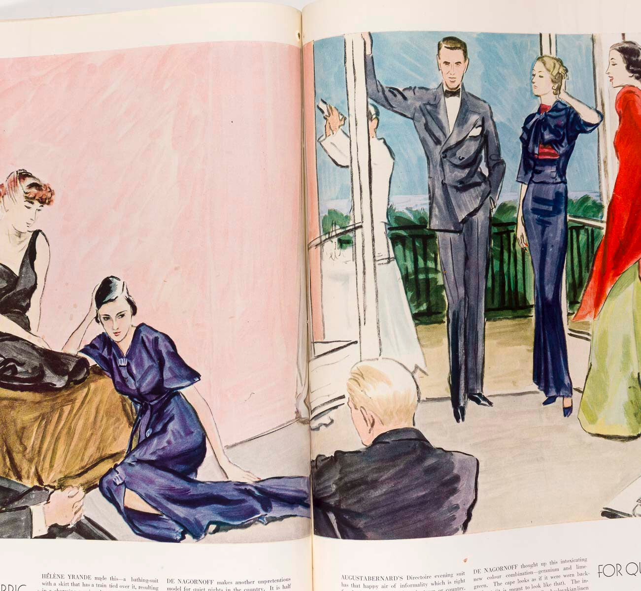 EVELYN WAUGH Loretta Young CARL ERICKSON Cecil Beaton EIRE Hoyningen-Huene VOGUE