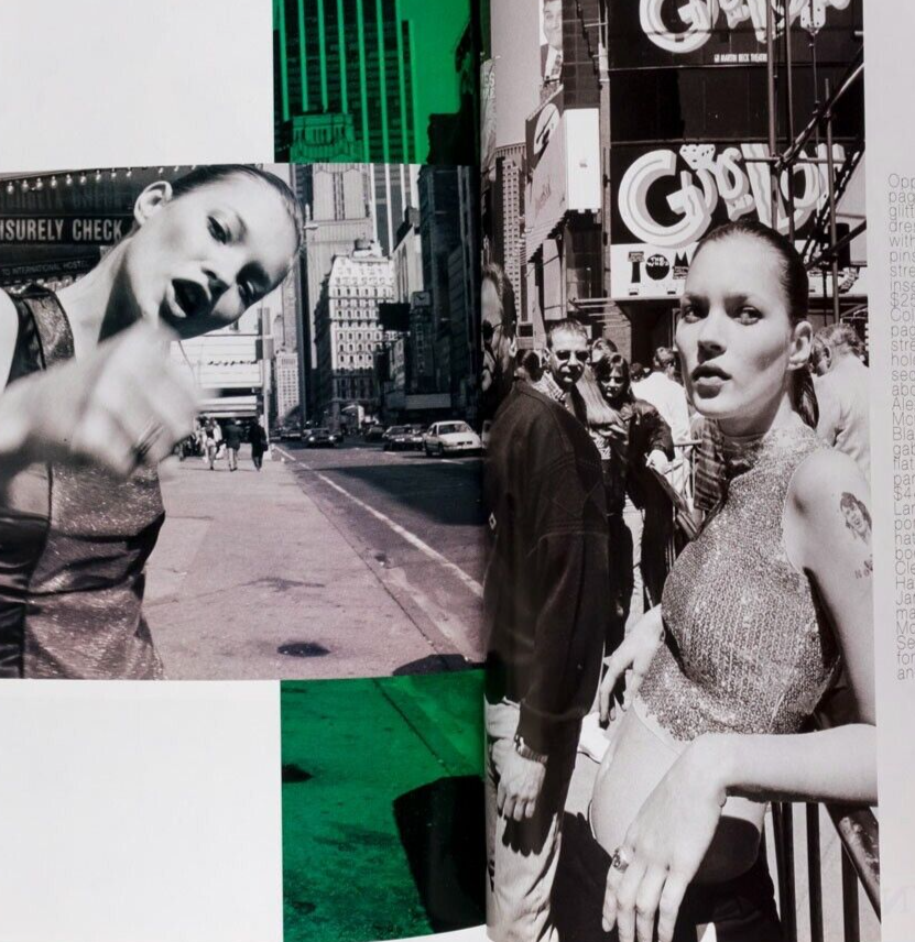 KATE MOSS by GLEN LUCHFORD in MANHATTAN NEW YORK Roseland US HARPERS BAZAAR Rare