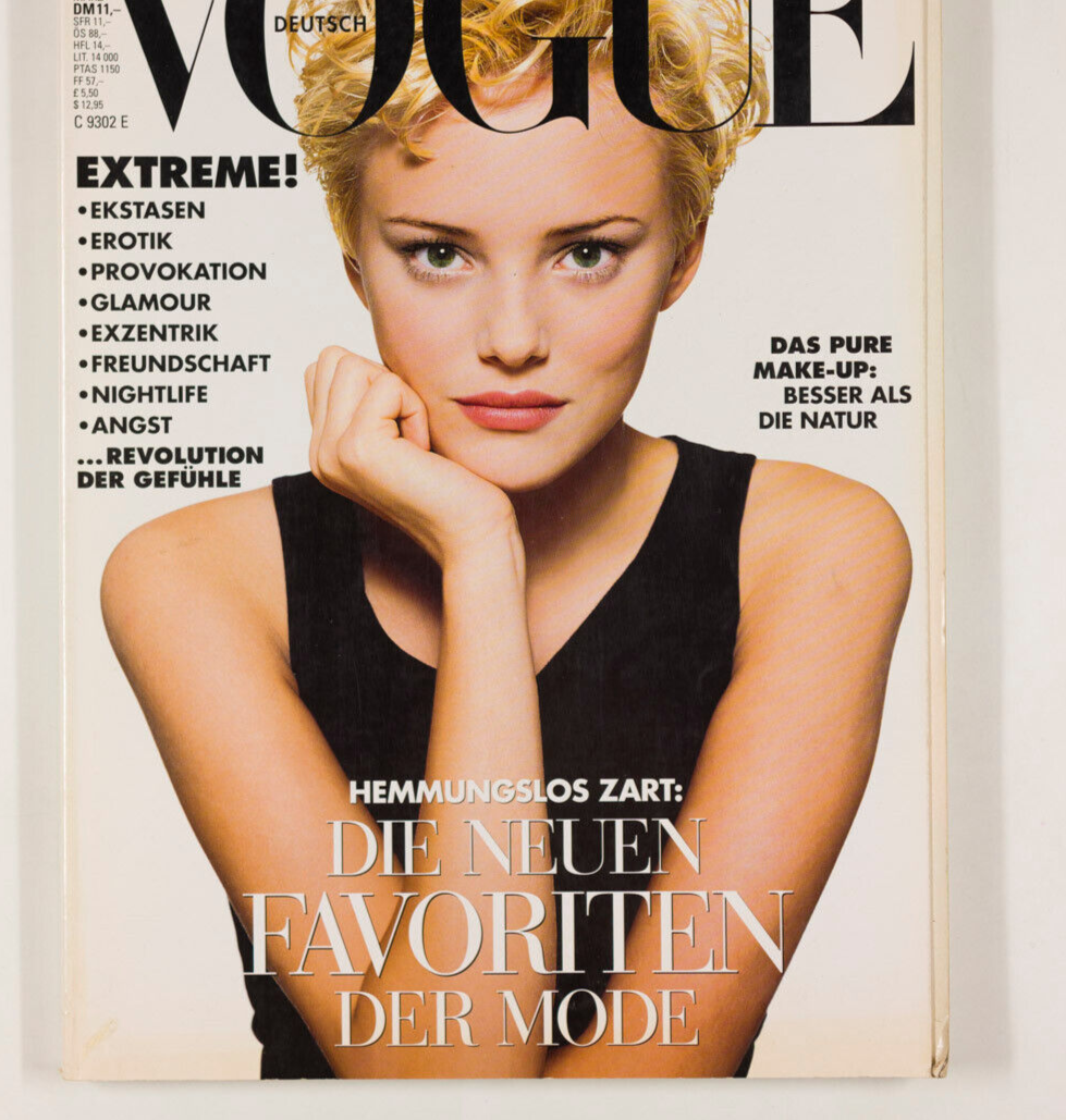 Jaime Rishar EXTREME GLAMOUR Make-Up MODE Deutsch GERMAN VOGUE MAGAZINE Germany