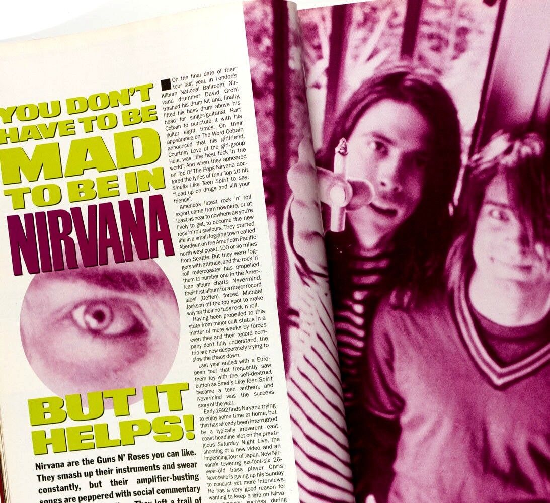 NIKI TAYLOR SUPERMODELS Nirvana interview GEORGE MICHAEL SKY magazine VTG