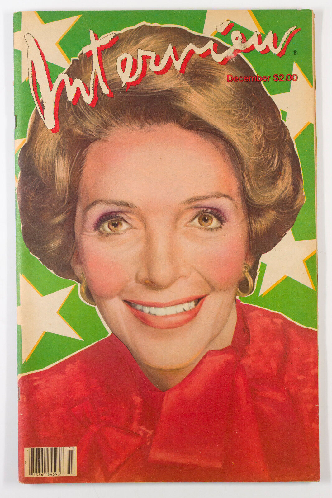 Nancy Reagan HR GIGER Bruce Weber FRAN LEBOWITZ Valentino INTERVIEW MAGAZINE vtg