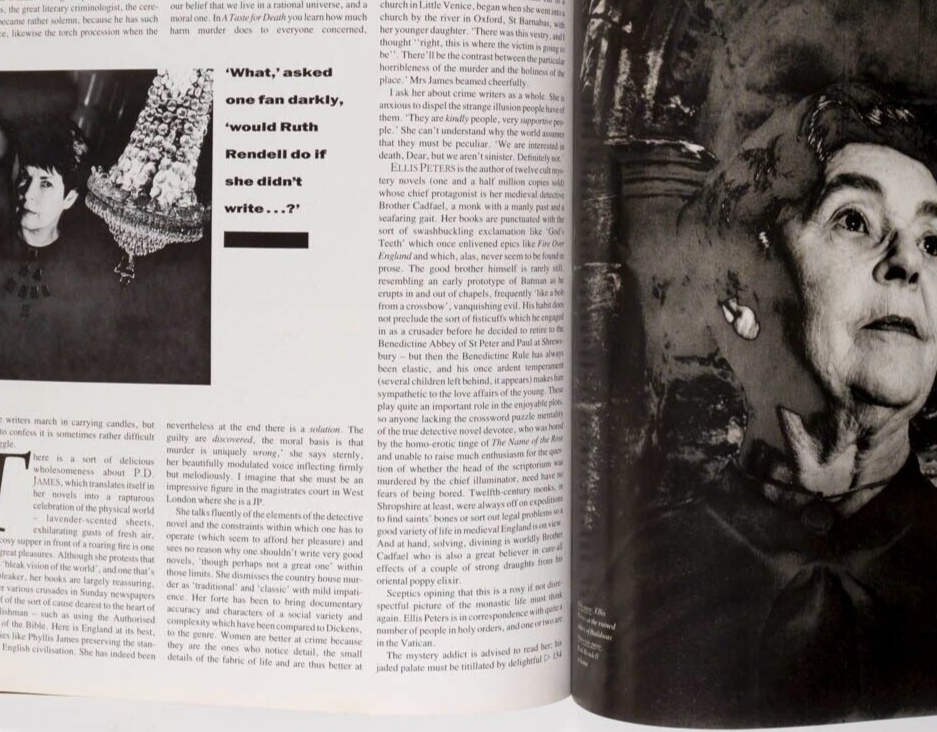 Thierry Mugler OZ MAGAZINE Ruth Rendell TATLER June 1988 David Hockney PICASSO