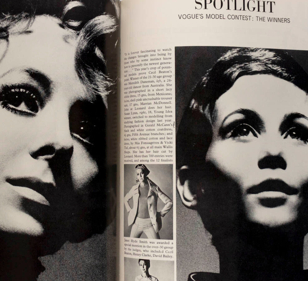 Jean Shrimpton JILL KENNINGTON Lee Radziwill TWIGGY Fiona Campbell-Walter VOGUE