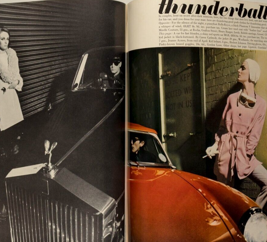 Jean Shrimpton HELMUT NEWTON Brett Whiteley BERNARD BUFFET Phantom RR MG B VOGUE