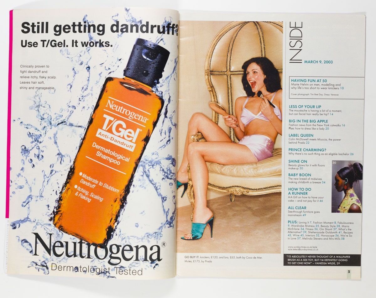 Marie Helvin DAVID BAILEY Versace MIUCCIA PRADA Colin McDowell STYLE MAGAZINE UK