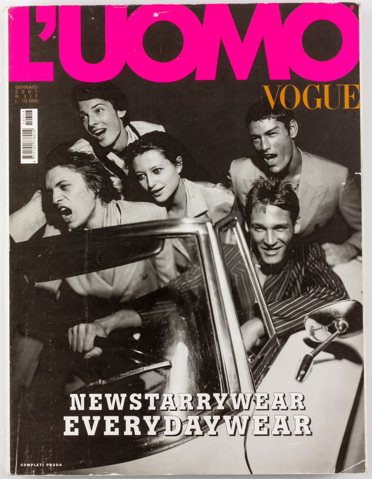BRUCE WEBER Carlsson Twins ALDRIDGE Bill Gentle LACOSTE Prada L'UOMO VOGUE 2001