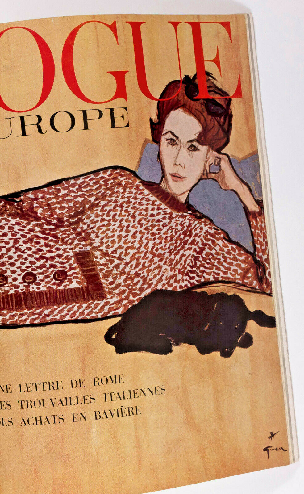 Anna Bjorck JOSPHINE BAKER Gruau PARIS VOGUE Nov 1960 Munich DRAZ Klein PEYNET