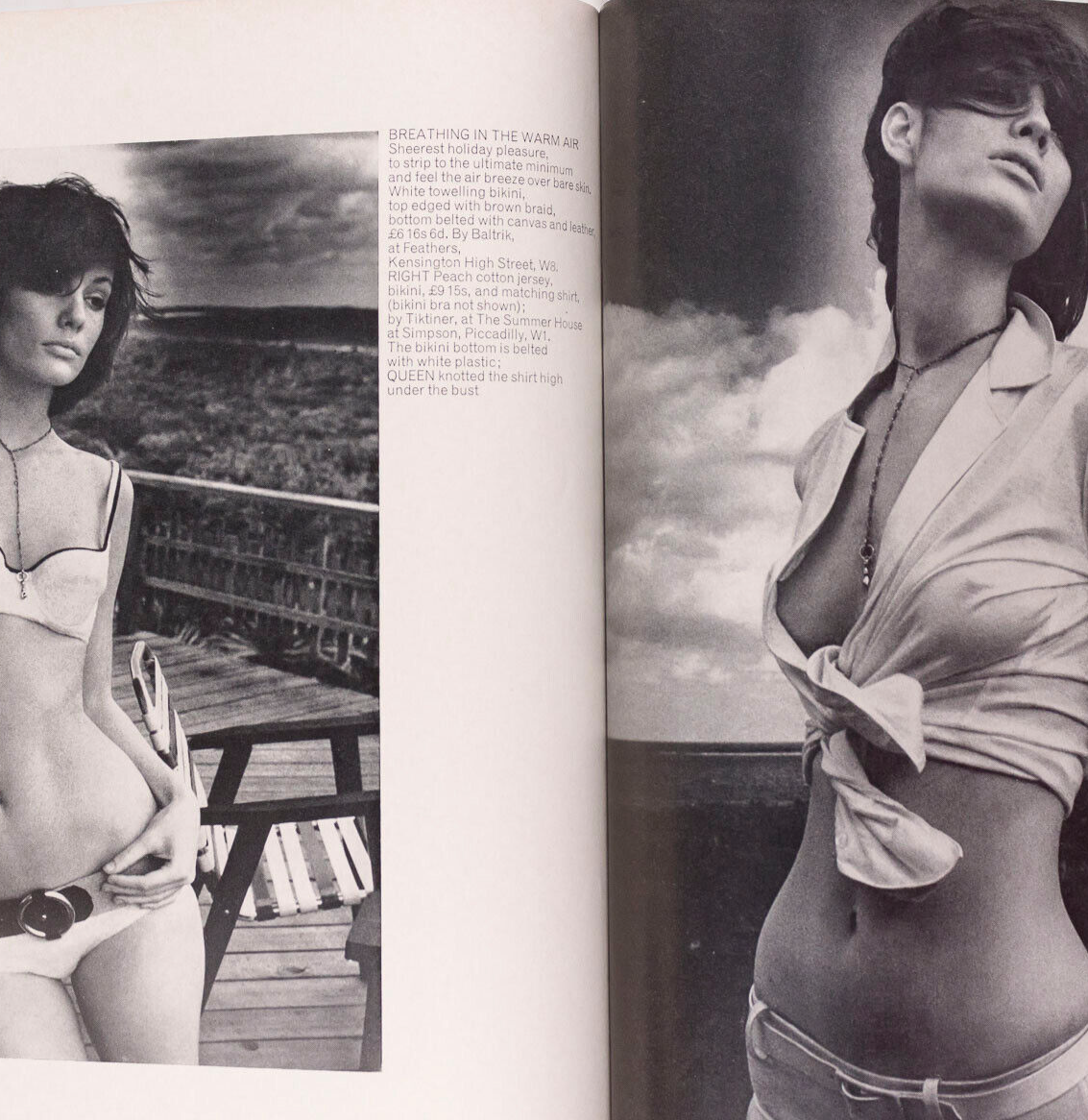 Cartier HELMUT NEWTON Cathee Dahmen QUEEN magazine Feb 1969 Benedetta Barzini UK