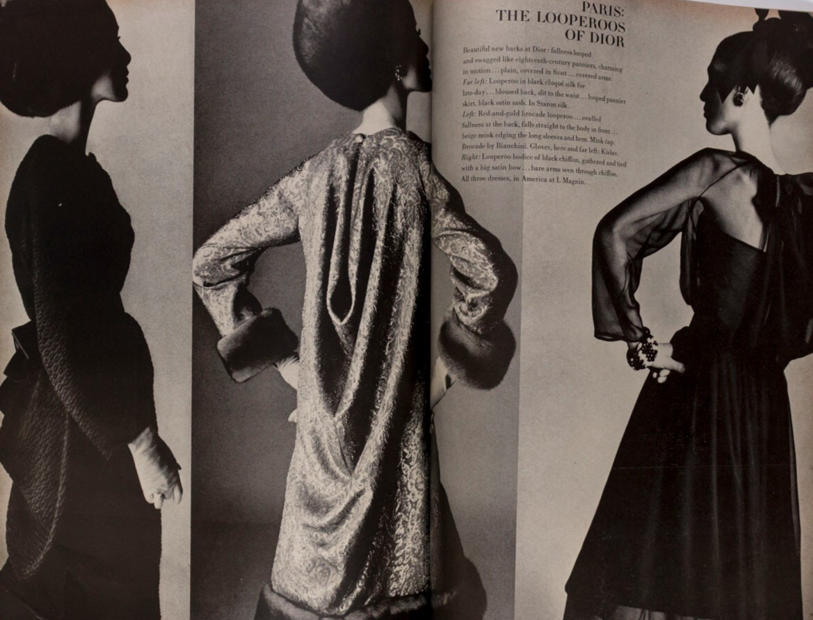 MARISA BERENSON Veruschka PENN Vogue September 1965 Fellini COLLECTIONS Barzini