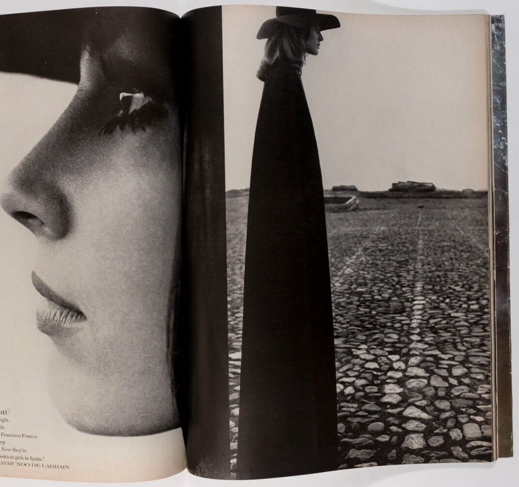Elizabeth Taylor TALITHA GETTY Avedon VOGUE magazine 1971 April JOE DALLESANDRO