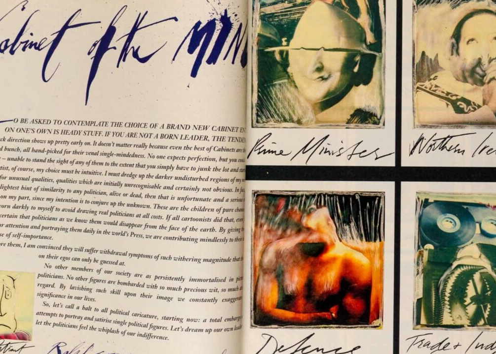 Ralph Steadman CABINET OF THE MIND Observer magazine June 1988 Northern Ireland