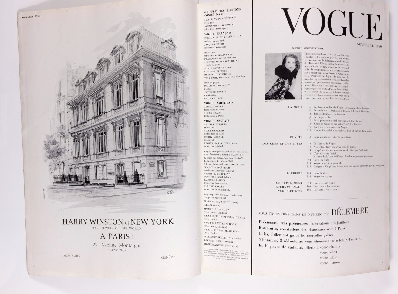 Anna Bjorck JOSPHINE BAKER Gruau PARIS VOGUE Nov 1960 Munich DRAZ Klein PEYNET