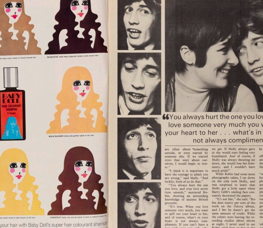 PETER GREEN Barry Robin Gibb STEVE MARRIOT Mouche KENNY EVERETT Rave magazine UK