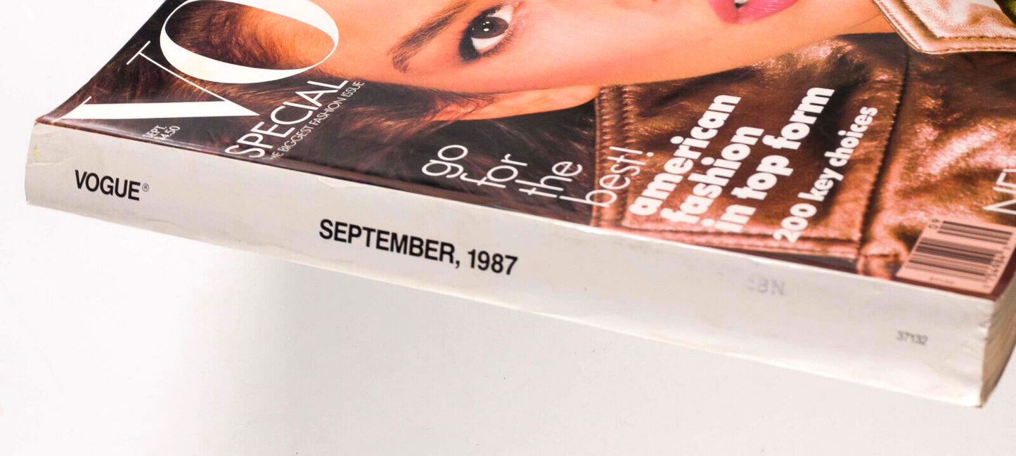 Cindy Crawford MOLLY RINGWALD Emily Lloyd VOGUE Sept 1987 US Evangelista PATITZ